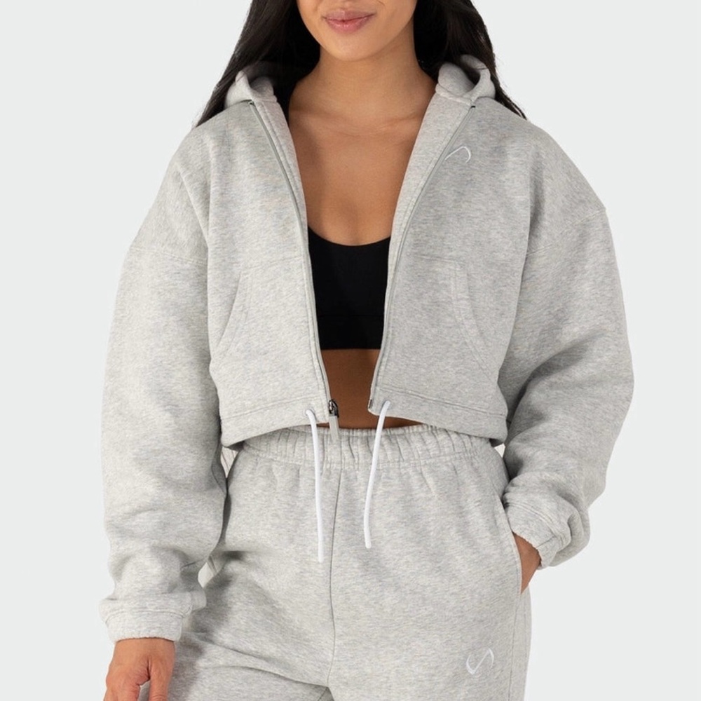 TLF Cropped Zip Up